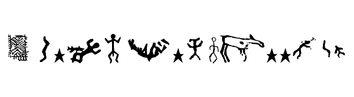 Finnish Rock Paintings  Free Fonts Download
