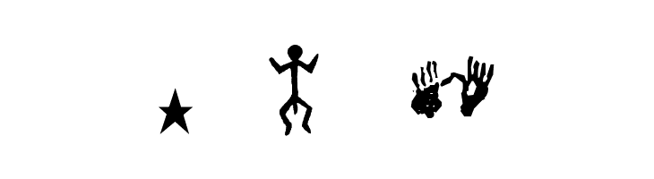 Finnish Rock Paintings  Free Fonts Download