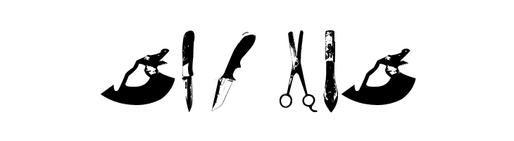 Knives  Free Fonts Download