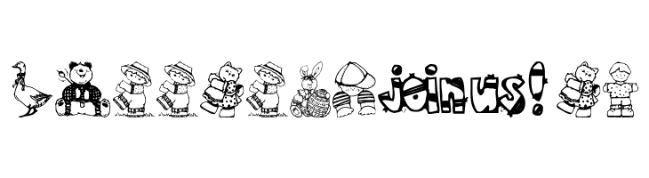 Little cuties  Free Fonts Download