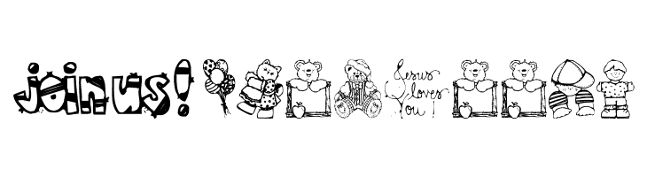 Little cuties  Free Fonts Download