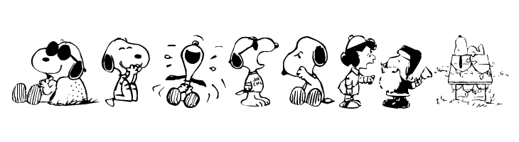 Snoopy Dings  Free Fonts Download