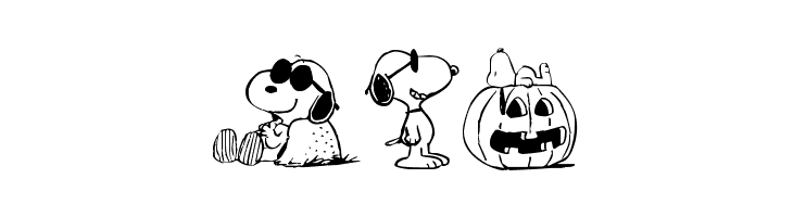 Snoopy Dings  Free Fonts Download