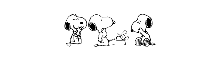 Snoopy Dings  Free Fonts Download