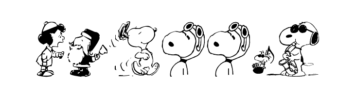 Snoopy Dings  Free Fonts Download