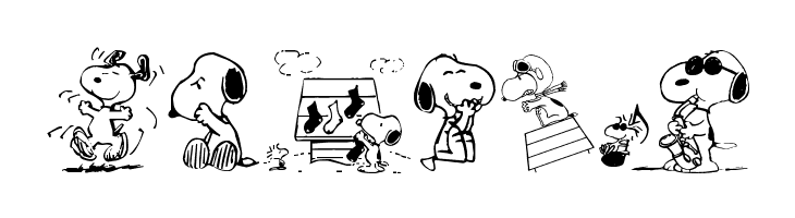 Snoopy Dings  Free Fonts Download