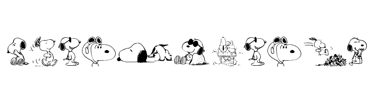 Snoopy Dings  Free Fonts Download