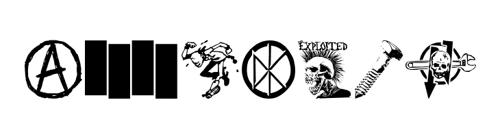 PUNK DINGBATS  Free Fonts Download
