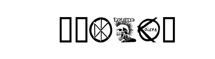 PUNK DINGBATS  Free Fonts Download