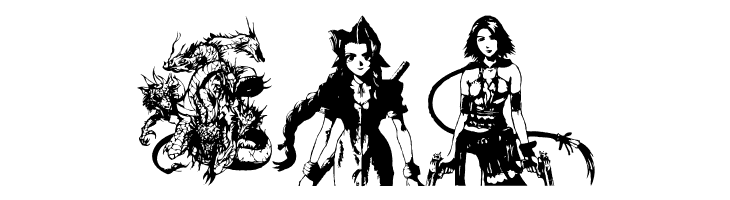 final fantasy elements  Free Fonts Download