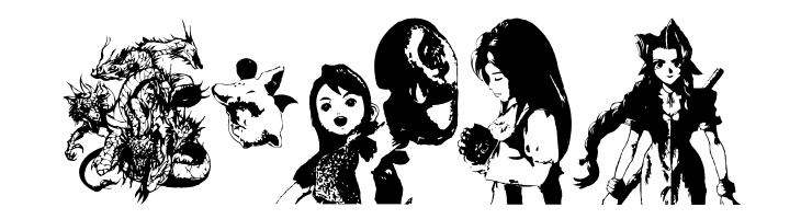 final fantasy elements  Free Fonts Download