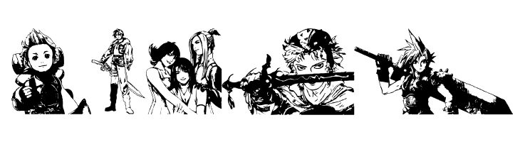 final fantasy elements  Free Fonts Download