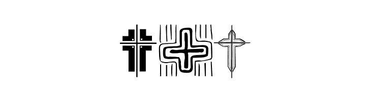 Christian Crosses II  Free Fonts Download