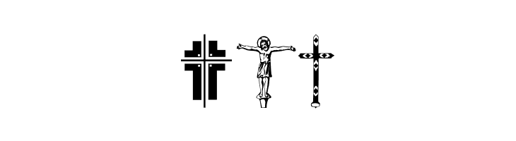 Christian Crosses II  Free Fonts Download