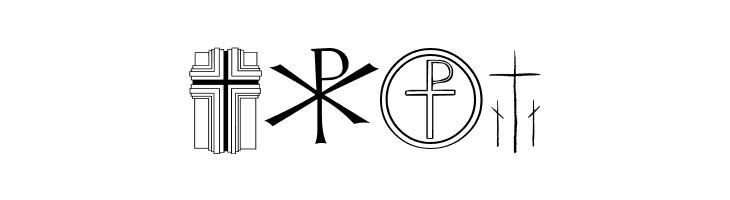 Christian Crosses II  Free Fonts Download