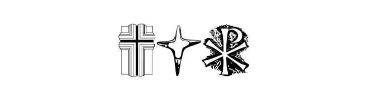Christian Crosses II  Free Fonts Download
