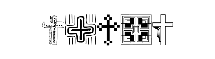 Christian Crosses II  Free Fonts Download