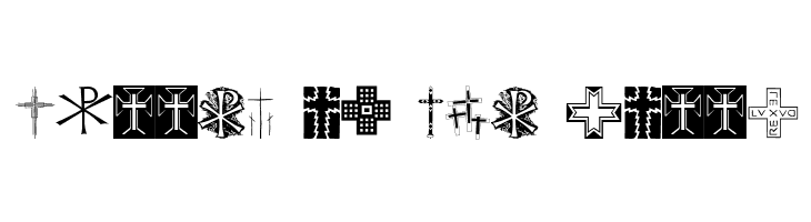 Christian Crosses II  Free Fonts Download