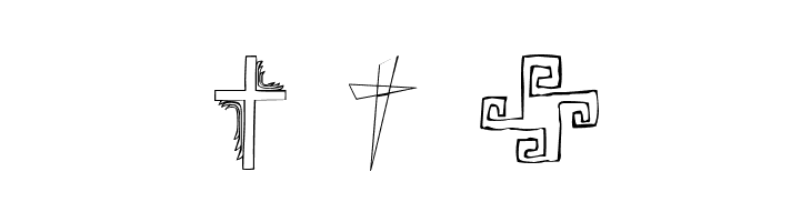 Christian Crosses II  Free Fonts Download