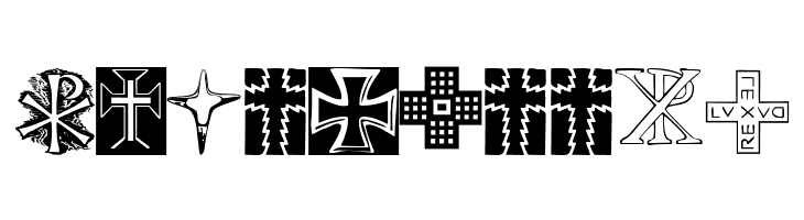 Christian Crosses II  Free Fonts Download