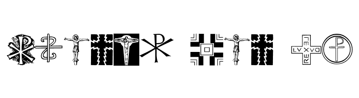 Christian Crosses II  Free Fonts Download