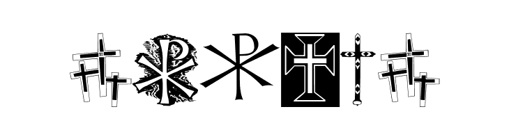 Christian Crosses II  Free Fonts Download