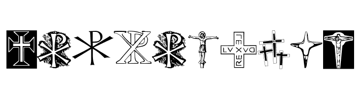 Christian Crosses II  Free Fonts Download