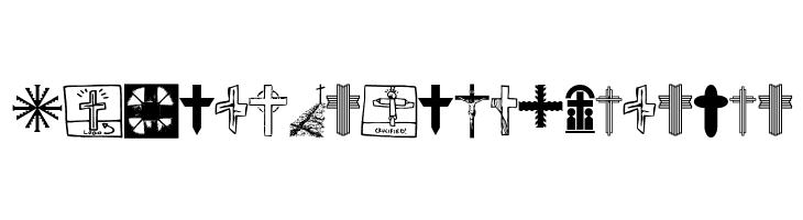 Christian Crosses V  Free Fonts Download