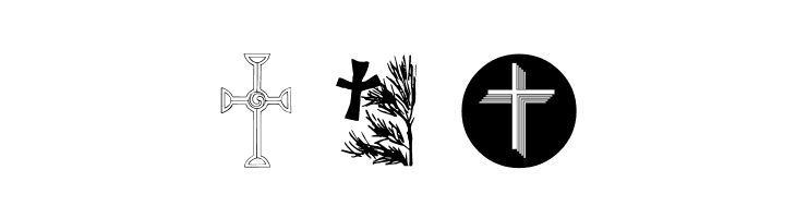 Christian Crosses V  Free Fonts Download