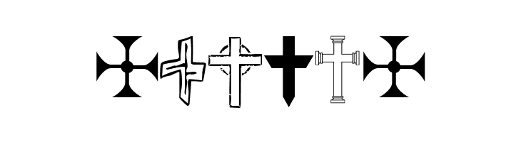 Christian Crosses V  Free Fonts Download