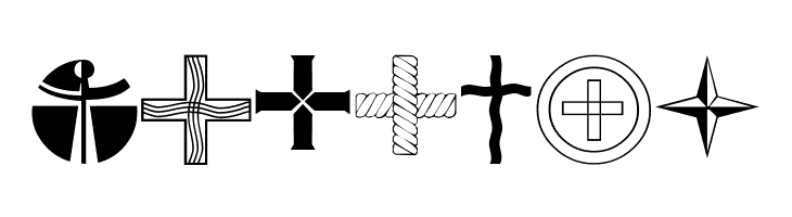Christian Crosses IV  Free Fonts Download