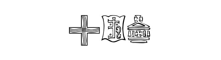 Christian Crosses IV  Free Fonts Download