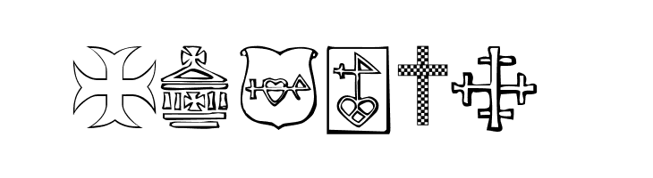 Christian Crosses IV  Free Fonts Download