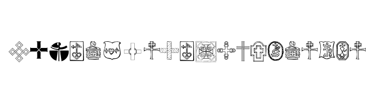 Christian Crosses IV  Free Fonts Download