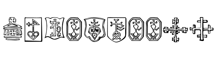 Christian Crosses IV  Free Fonts Download