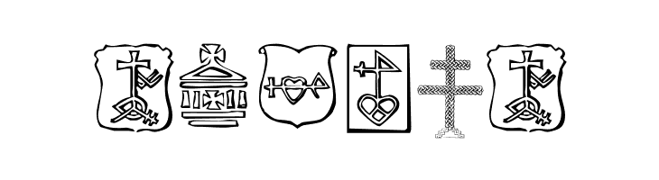 Christian Crosses IV  Free Fonts Download