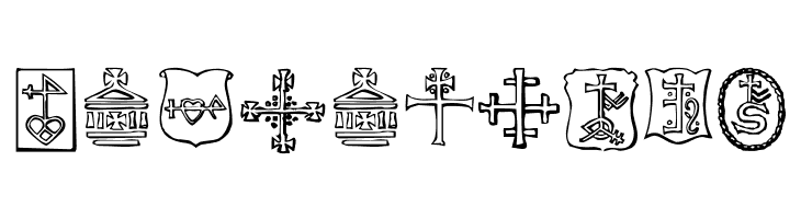 Christian Crosses IV  Free Fonts Download