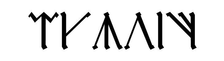 Cirth Erebor Caps  Free Fonts Download