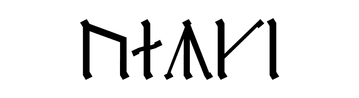 Cirth Erebor Caps  Free Fonts Download