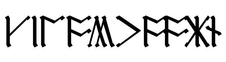 Cirth Erebor Caps  Free Fonts Download