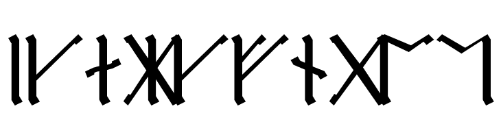 Cirth Erebor Caps  Free Fonts Download