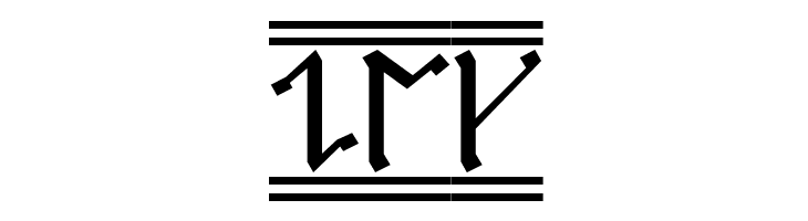 Cirth Erebor 2  Free Fonts Download