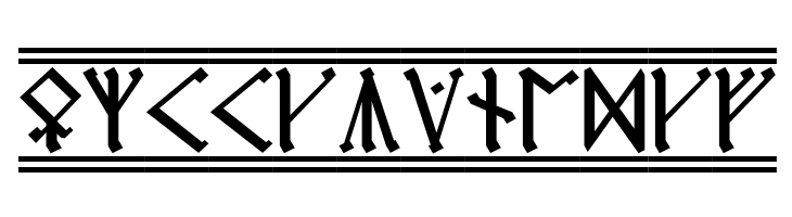 Cirth Erebor 2  Free Fonts Download