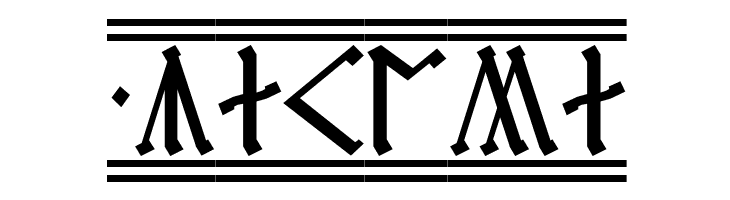 Cirth Erebor 2  Free Fonts Download