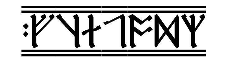Cirth Erebor 2  Free Fonts Download