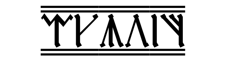 Cirth Erebor 2  Free Fonts Download