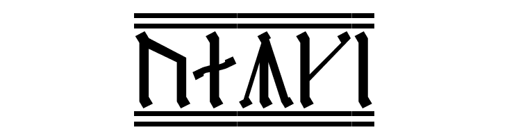 Cirth Erebor 2  Free Fonts Download