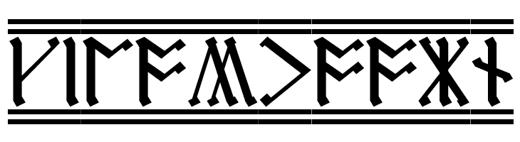 Cirth Erebor 2  Free Fonts Download