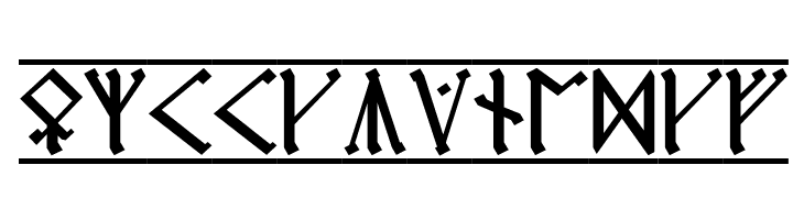 Cirth Erebor 1  Free Fonts Download