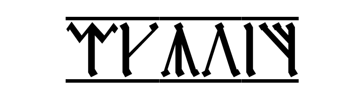 Cirth Erebor 1  Free Fonts Download